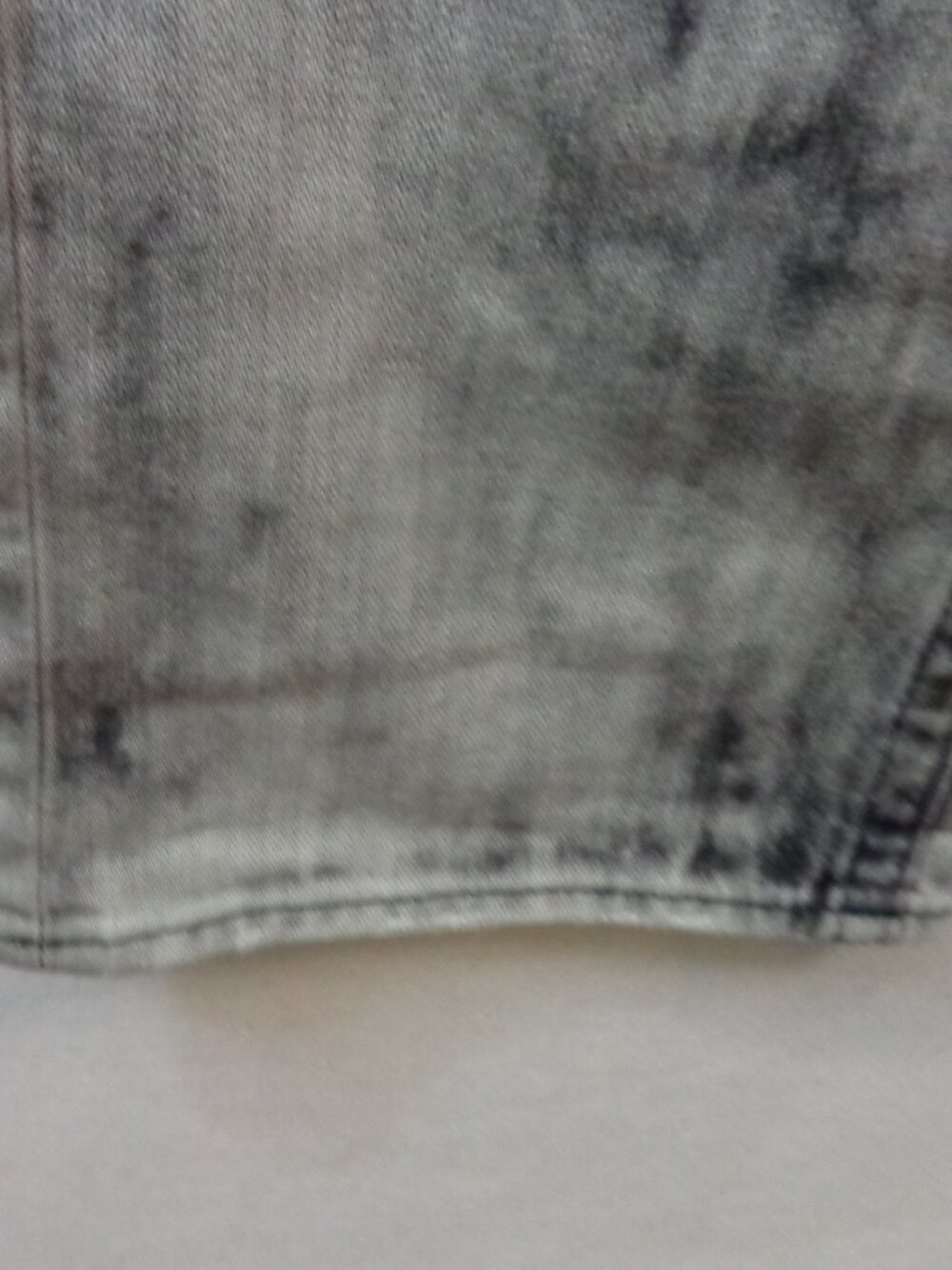 True Religion Jeans Men's 36/34 Ricky Classic Straight Black Grey M08859GJ3 - Picture 10 of 16